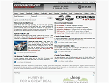 Tablet Screenshot of cordiapower.com